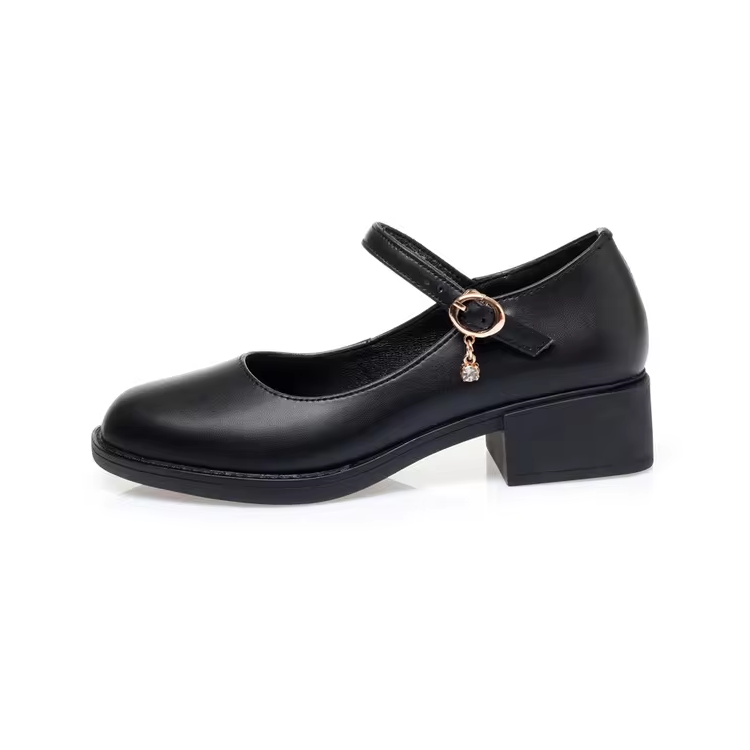 Fudus | Mary Jane Schuhe Mit Blockabsatz