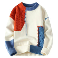 FINLEY – Hochwertiger Strickpullover für stilvolle Momente in Orange