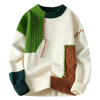 FINLEY – Hochwertiger Strickpullover für stilvolle Momente in Türkisgrün
