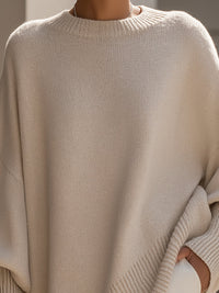 Maglione – Oversize-Pullover in Beige