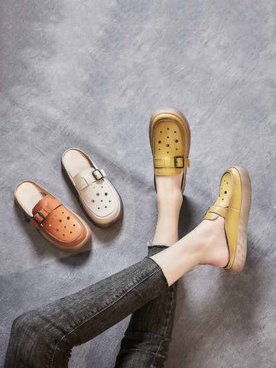 Hestery | Rückenfreie Mules Flats für Frauen