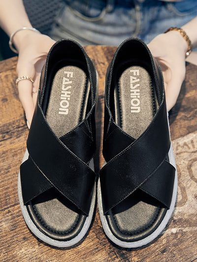 Machella | Damen Sandalen mit niedrigem Absatz