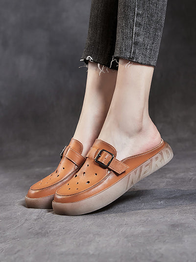 Hestery | Rückenfreie Mules Flats für Frauen