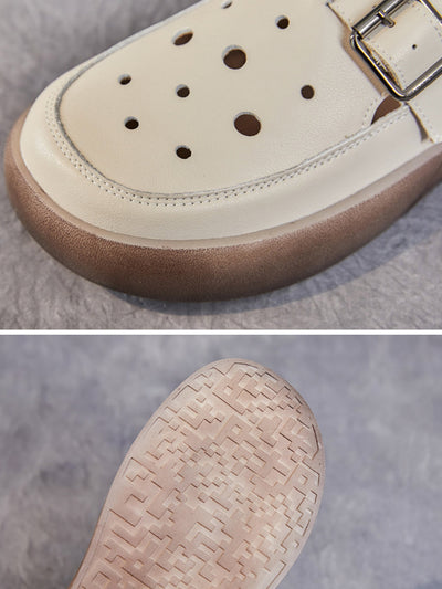 Hestery | Rückenfreie Mules Flats für Frauen