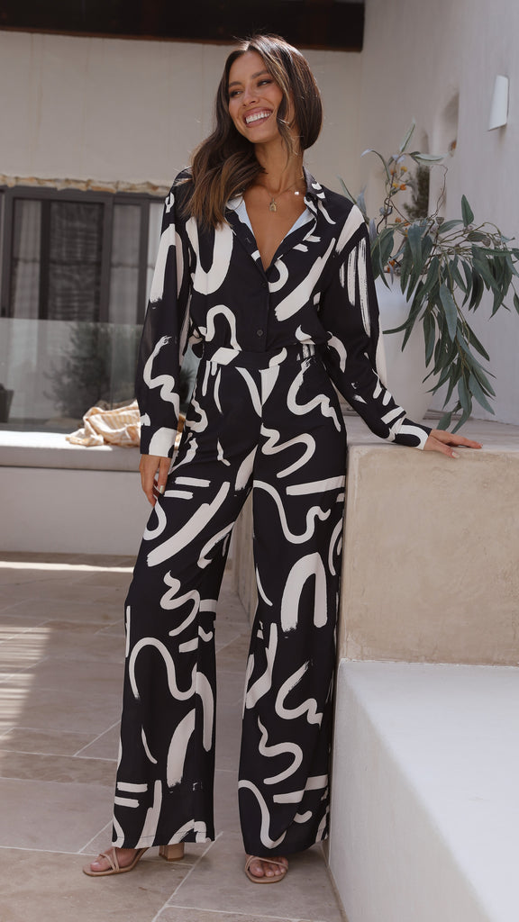 Sybille - Gestreiftes Outfit Set für Frauen