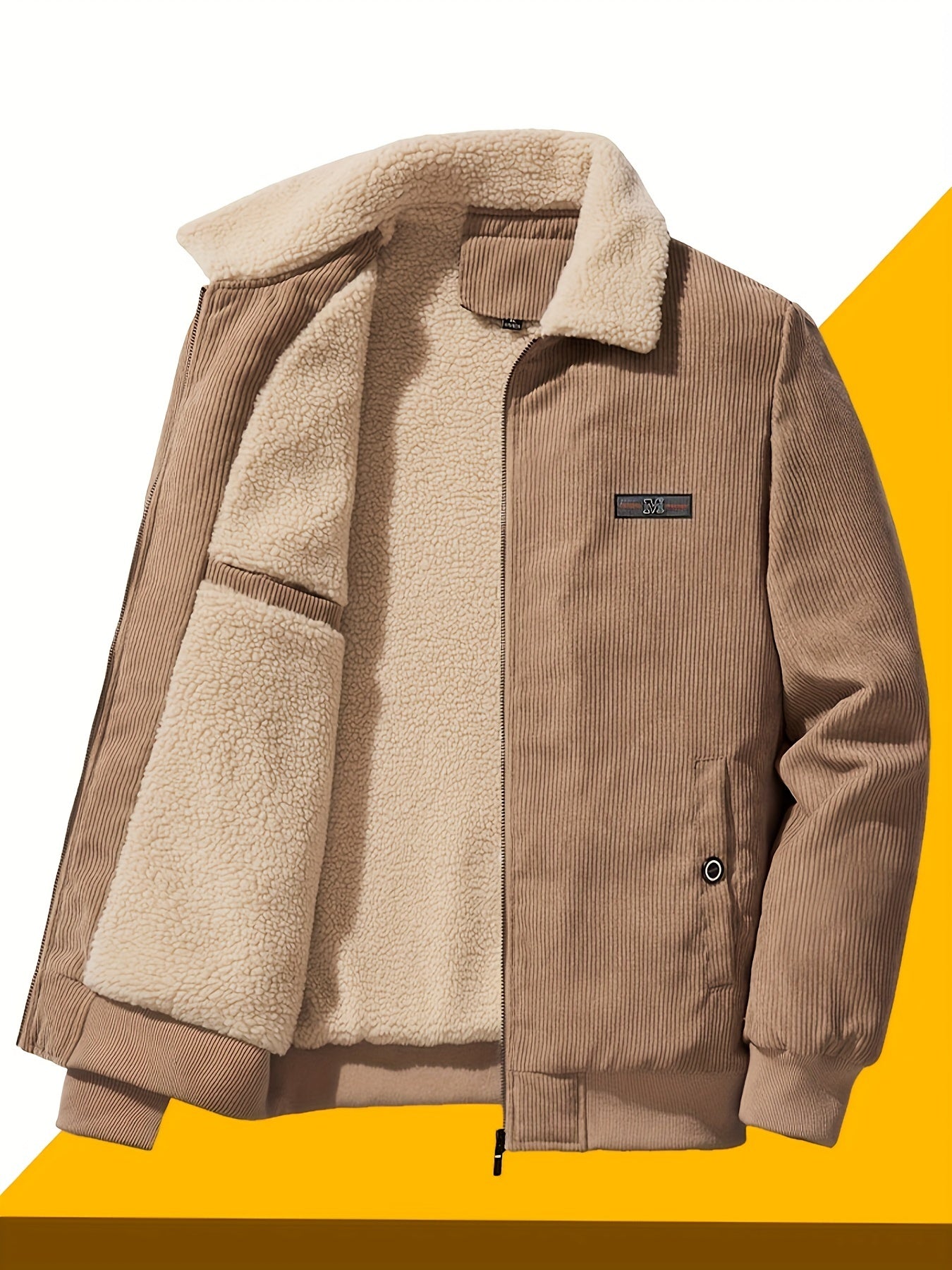 Warme Verdickte Lange Ärmel Reverskragen Winterjacke für Herren | Ideal für den Winter