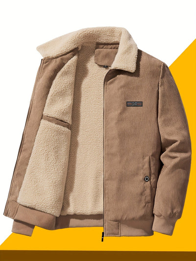 Warme Verdickte Lange Ärmel Reverskragen Winterjacke für Herren | Ideal für den Winter