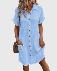 Caroline | Bequemes Kleid in Blau