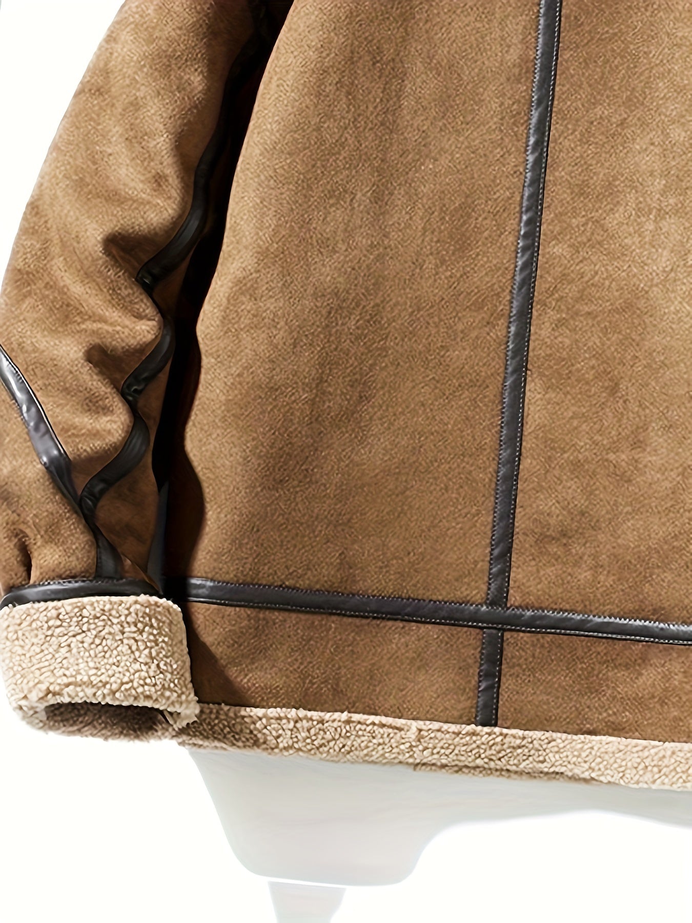 Flauschige Fleecejacke für Herren