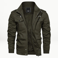 Jaxon - Bequeme, warme Jacke mit Reißverschluss in Grün