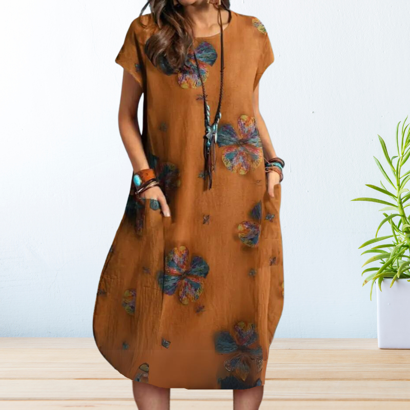 Senta - Stilvolles und bequemes lockeres Kleid für Damen