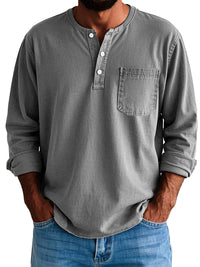 Logan™ - Herren Langarmhemd in Grau