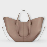 Aura | Damen Tragetasche Modern Tote Casual Alltag Urban Stilvoll in Beige