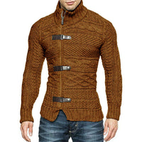 OSCAR KLASSICH STRICKPULLOVER in BRAUN