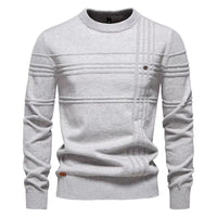 ORLAN – Herbstpullover für Männer in Grau