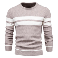 DAWSON - STRICKPULLOVER FÜR MÄNNER in Cremefarben