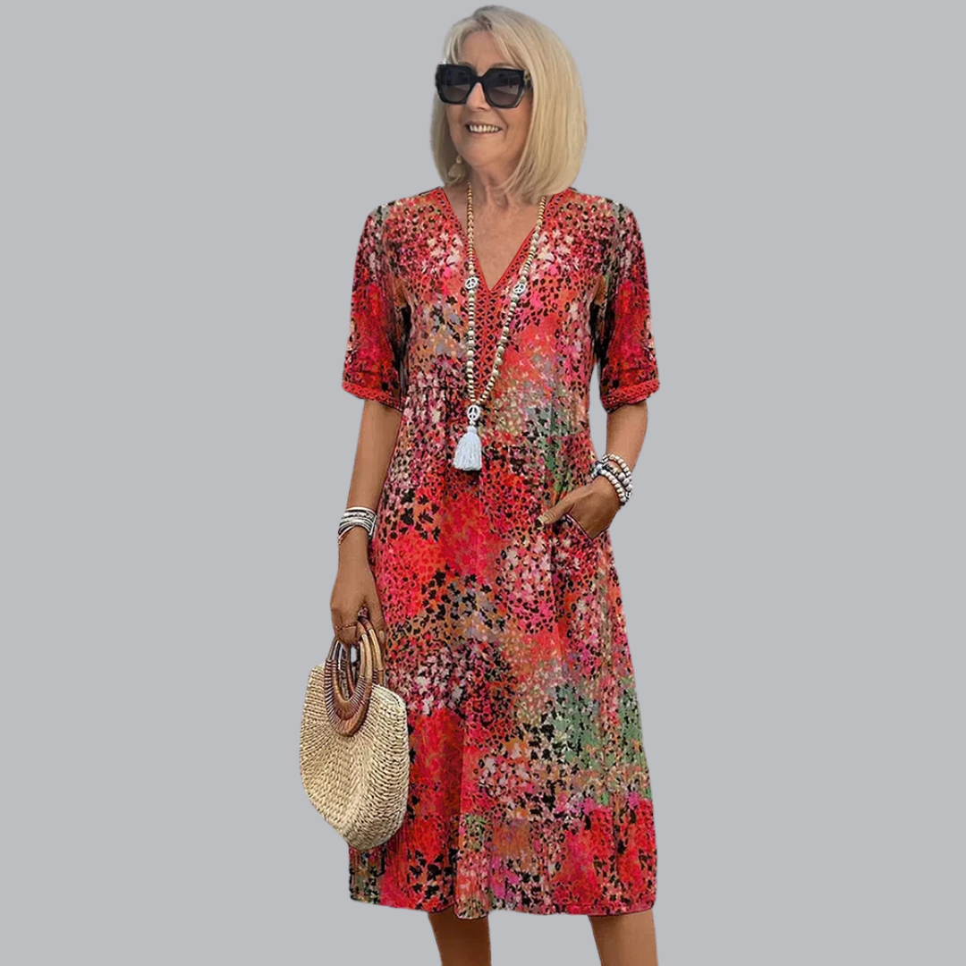 Florencia™ | Lebhaftes Midi-Kleid