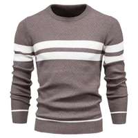 DAWSON - STRICKPULLOVER FÜR MÄNNER in Braun