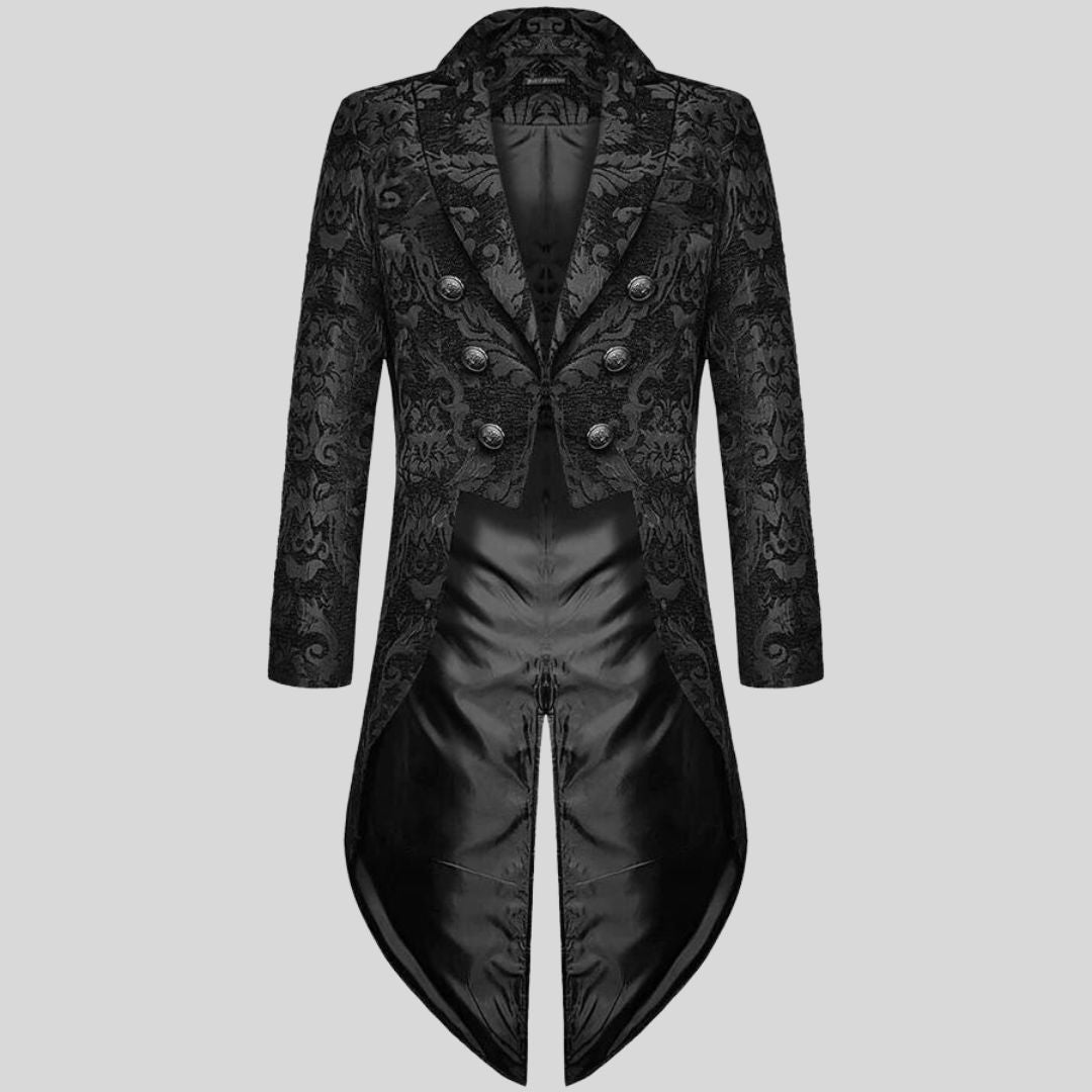 Fudus | Viktorianisch Inspirierter Frack Mit Geprägtem Brokatmuster