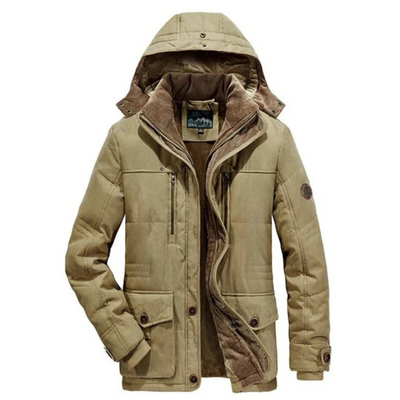 Erwan - Bequeme Winterjacke für Herren mit Kapuze