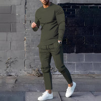Adelard - Herren-Set mit Pullover und Hose in Grün