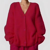 Lavena - Bequemer Pullover in Rot