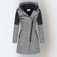Katrin™ | Elegante warme Winterjacke in Hellgrau