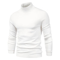 Harvey - Eleganter Rollkragenpullover in Weiß