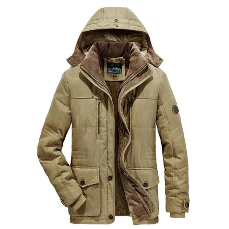 Erwan - Bequeme Winterjacke für Herren mit Kapuze