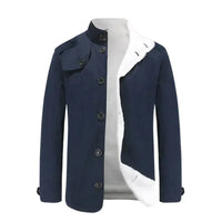 LORENZ - Gepolsterte Winterjacke aus Baumwolle für Herren in Blau