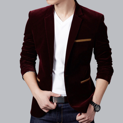 Mikko™ |  Moderner Samtblazer