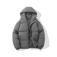 Felisha - Bequeme Kapuzenjacke in Dunkelgrau