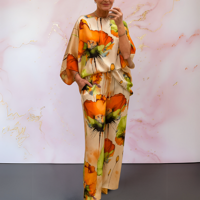 Mona™| Zweiteiliges Damen-Set aus Satin