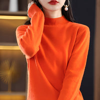 Natille - Bequemer Pulli in Orange