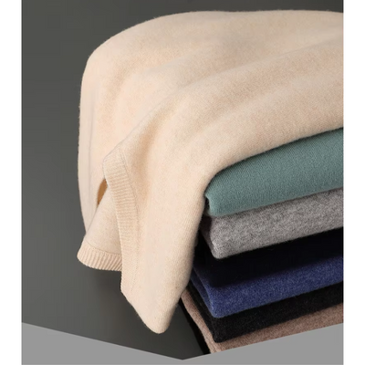 Fudus | Kaschmir Pullover Herren, V-ausschnitt, Weiches Kaschmir Strickmaterial