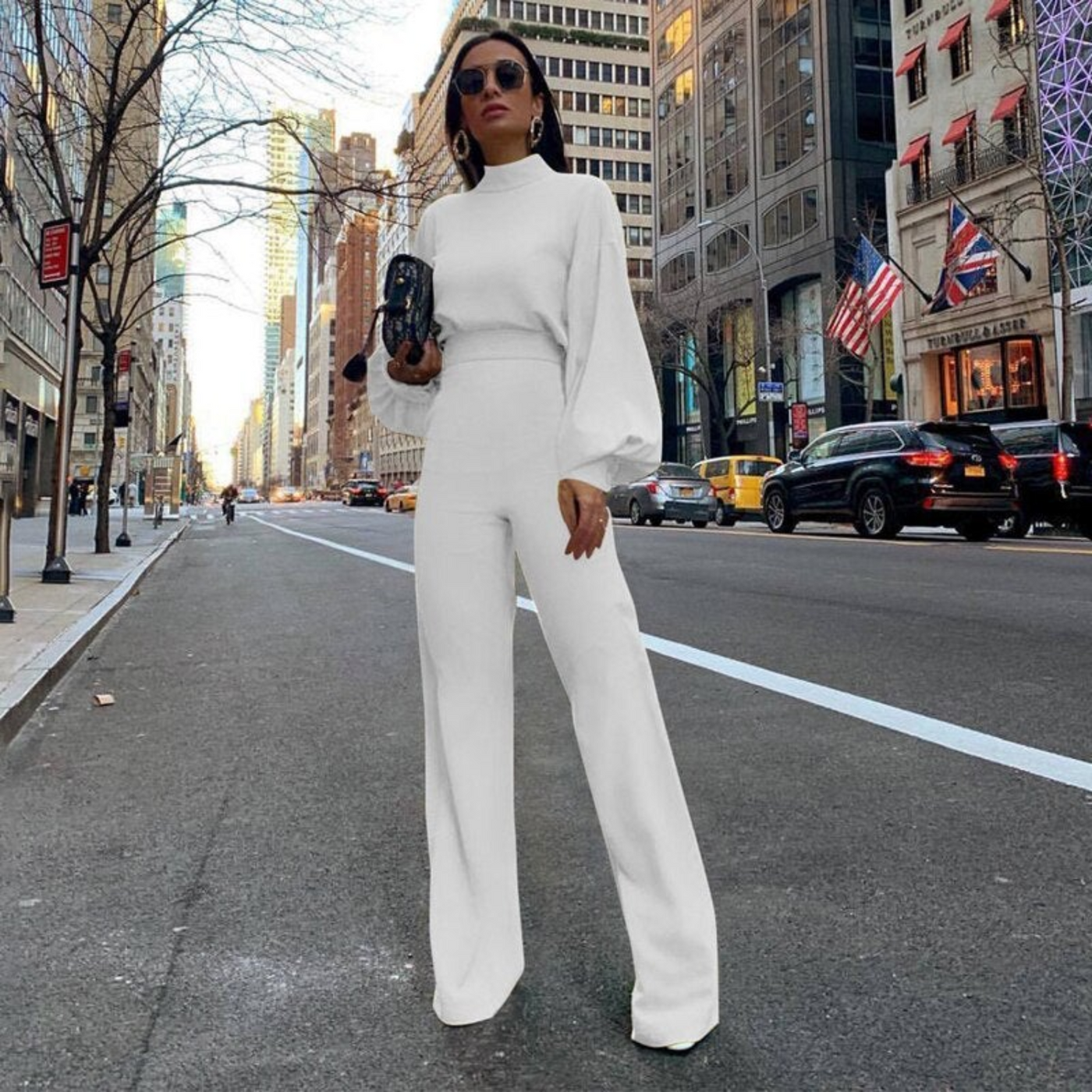 Jumpie | Eleganter Jumpsuit mit Halbem Kragen