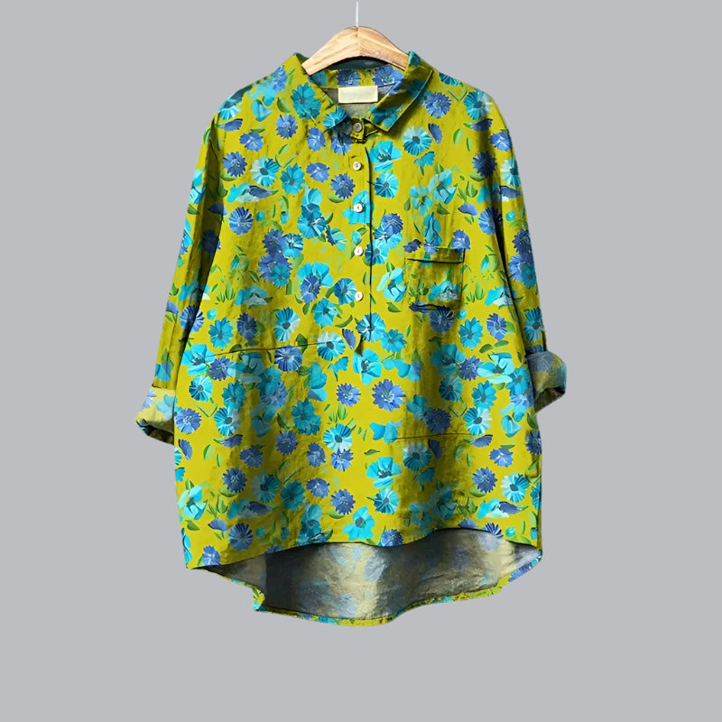Waltrud™ | Modische Vintage Bluse