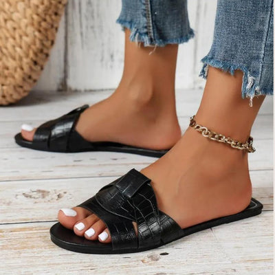 Nadiany | Chique Geflochtene Slip-On Sandalen