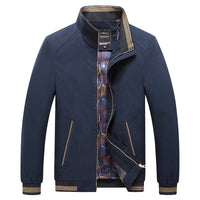 Herren Langarmjacke mit Taschen in Blau
