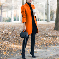 Jazmin - Bequemer Blazer in Orange