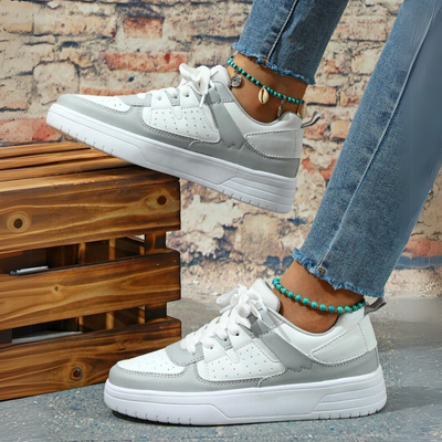 Damen-Sneaker mit Schnürverschluss und Chunky-Sohle