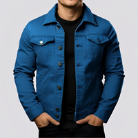 Maxwell - Traditionelle Männerjacke aus robustem Stoff in Blau