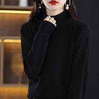 Natille - Bequemer Pulli in Schwarz