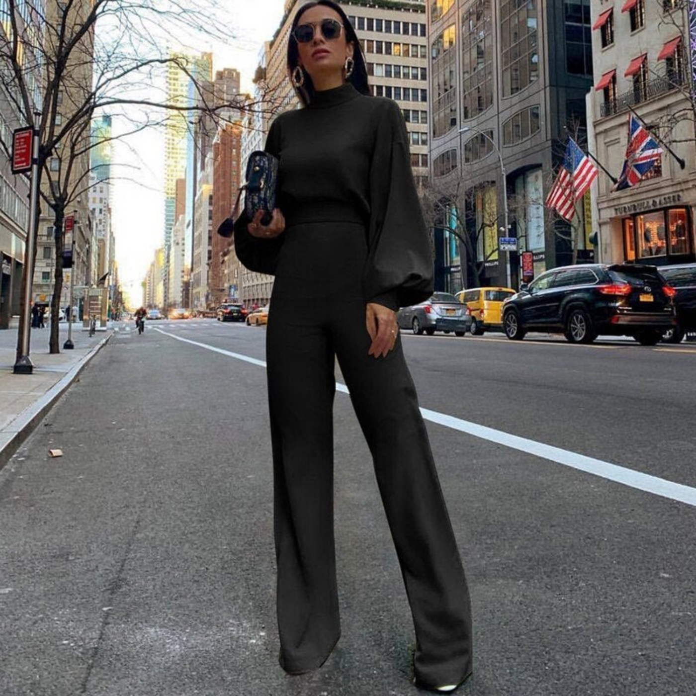 Jumpie | Eleganter Jumpsuit mit Halbem Kragen