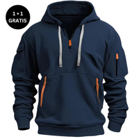 Max - Kapuzenpullover in Dunkelblau