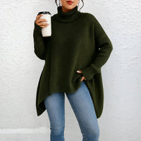 Brigit™ | Lässiger Rollkragenpullover in Grün