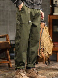 Otto | Utility-Hose im Vintage-Stil in Armygrün