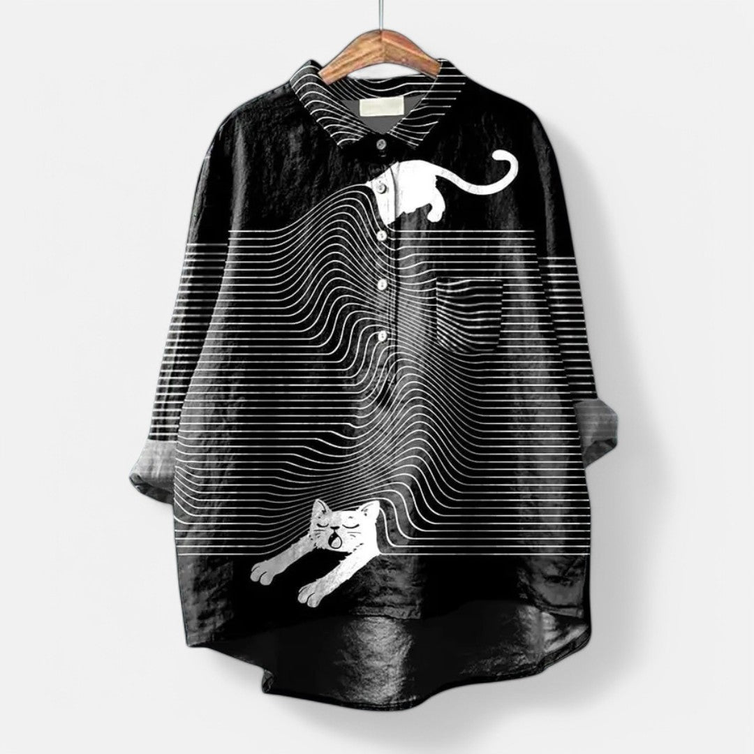 Diana - Künstlerische Bluse für Frauen