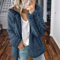 Celandine - Trendige Kapuzenjacke in Blau