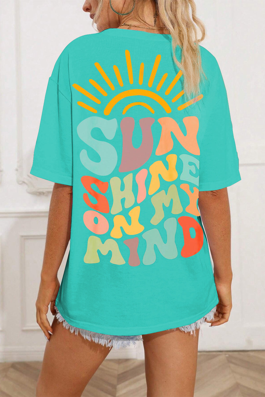 Fudus | SUN SHINE ON MY MIND Rundhals T-Shirt
